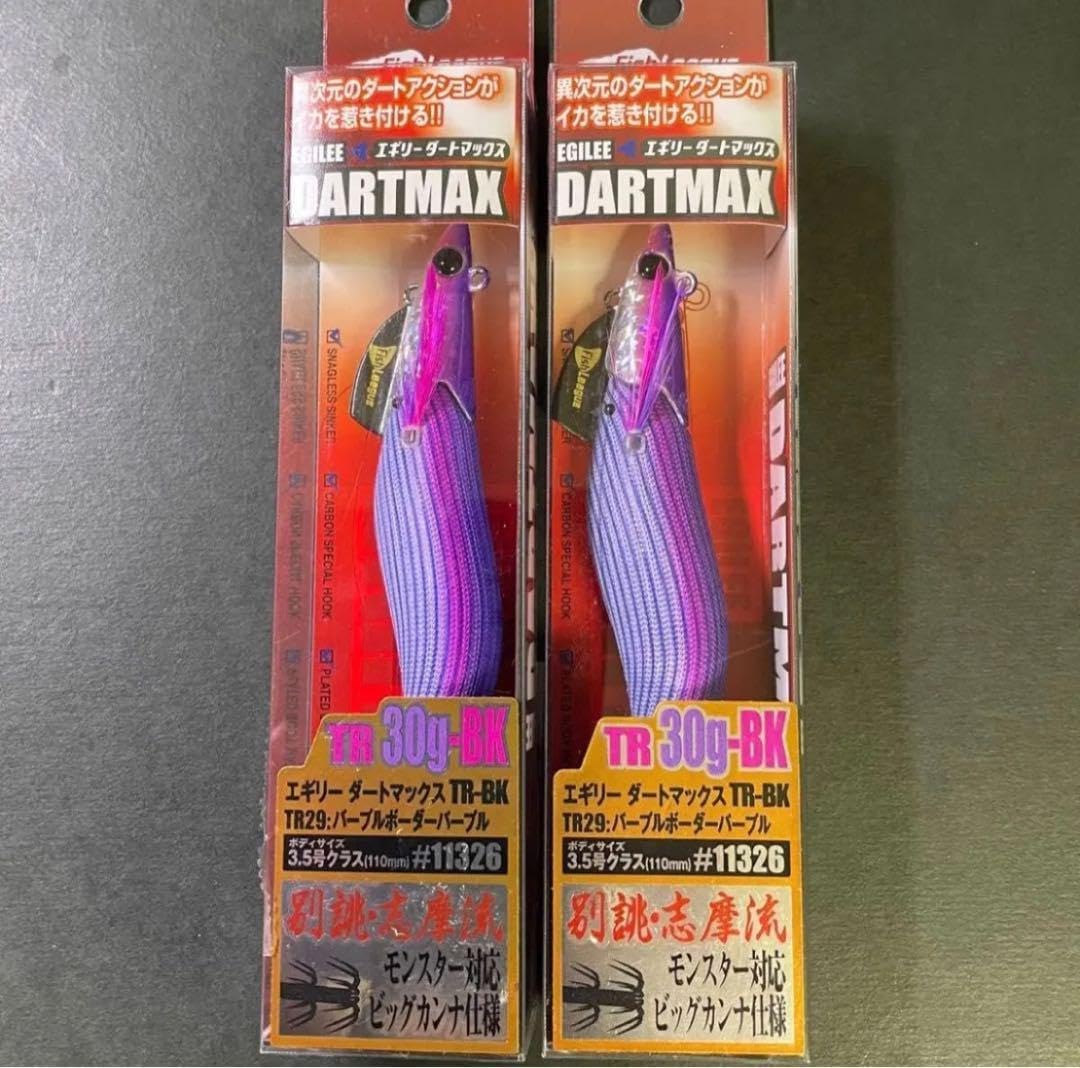 エギリー ダートマックス TR30g-BK パープルボーダーパープル 2